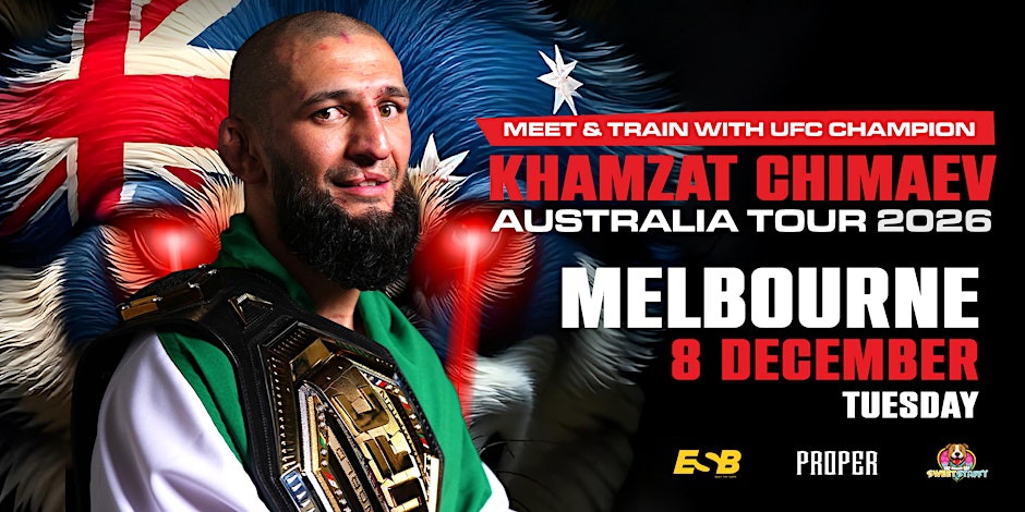 Meet & Train with UFC champion Khamzat Chimaev - Melbourne (8 December)