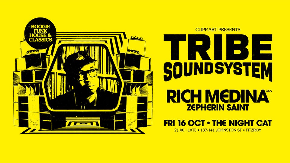Tribe Soundsystem & clipp.art present Rich Medina (USA)