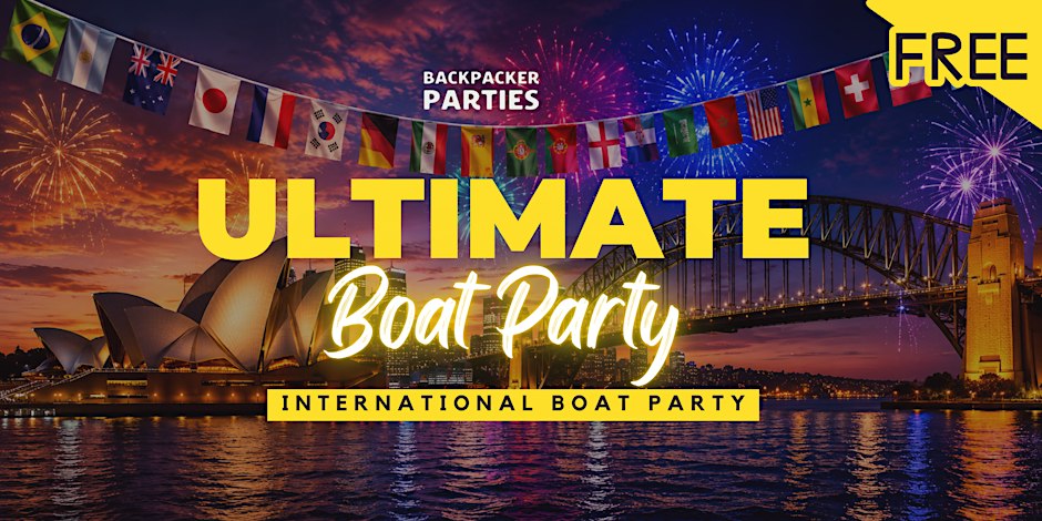 The Ultimate Backpacker & International Boat Party + FREE After Party