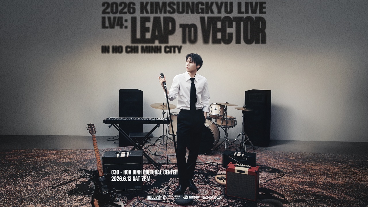 2026 KIM SUNG KYU LIVE [LV4: LEAP to VECTOR] IN HO CHI MINH CITY · Ho ...