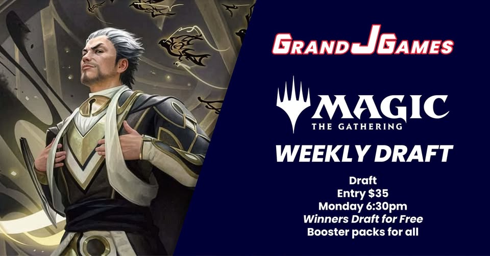 Monday 6:30pm: MTG Standard Draft