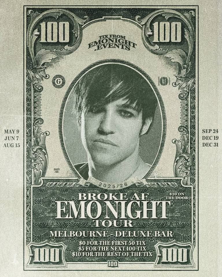 BROKE AF EMO NIGHT - MELBOURNE
